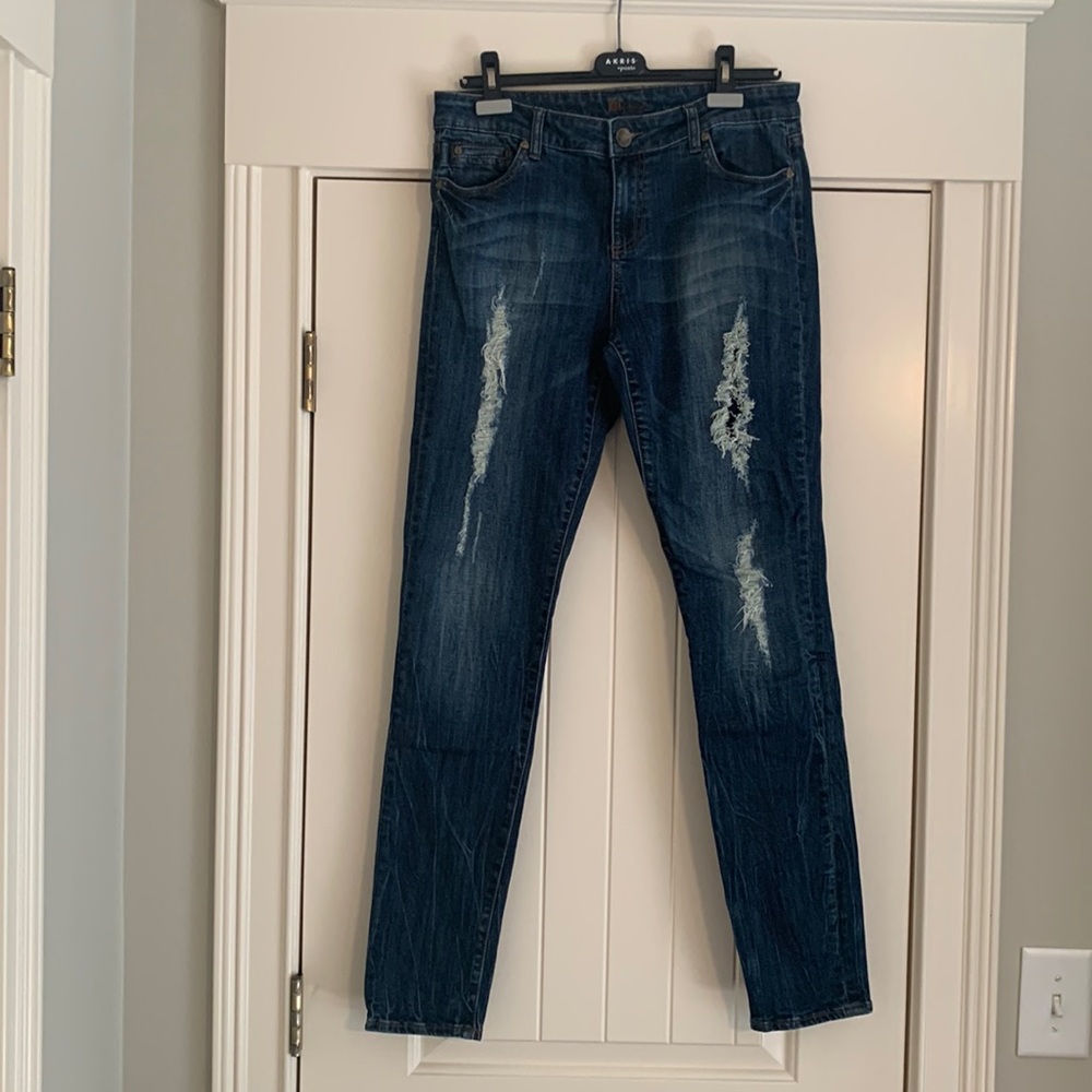 Kut From The Kloth Skinny Distressed Jeans